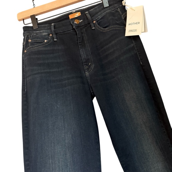 NWT Mother High Waisted Looker Skinny Denim in Coffee, Tea or Me? - Picture 3 of 11